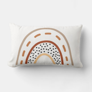 Babykamer Boho Regenboog Kussen in Aardetinten