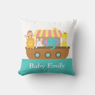 Babykamer, Kinderkamer, Mooie Dieren, Noachs Ark Kussen