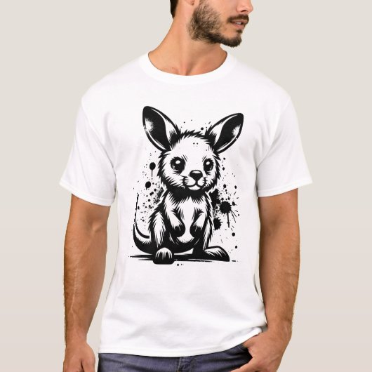 Babykangoeroe T-shirt (Voorkant)