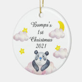 Babykeramische keramische versiering voor de eerst keramisch ornament (Links)