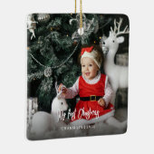 Babykerstmis Keramisch Ornament (Rechts)