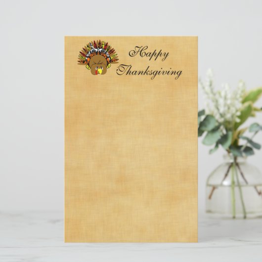 babykeycolorsdamaskkringen briefpapier (Staand voorkant)