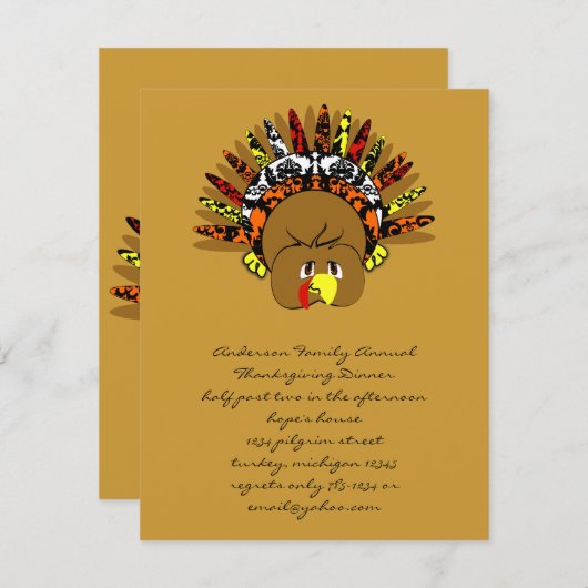 babykeycolorsdamaskkringen kaart (Voorkant / Achterkant)