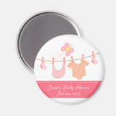 Babykleding aan de waslijn met vlinder magneet (Voorkant / Achterkant)