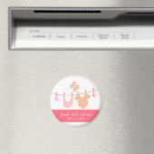 Babykleding aan de waslijn met vlinder magneet (Insitu (Vaatwasser))