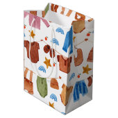 Babykleding Baby shower Verjaardag Medium Cadeauzakje (Achterkant Gekanteld)