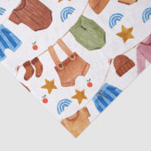 Babykleding Baby shower Verjaardag Tissuepapier (Detail)