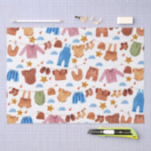 Babykleding Baby shower Verjaardag Tissuepapier (Craft)