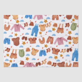 Babykleding Baby shower Verjaardag Tissuepapier