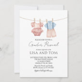  babykleding Boho Gender Reveal Kaart (Voorkant)