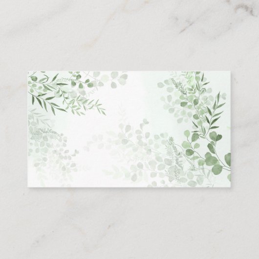 Babykleding Boho Green Hoe groot is de buik van ma Informatiekaartje (Achterkant)