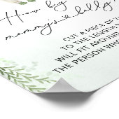 Babykleding Boho Neutraal Hoe groot is de buik van Poster (Hoek)