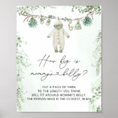 Babykleding Boho Neutraal Hoe groot is de buik van Poster (Voorkant)