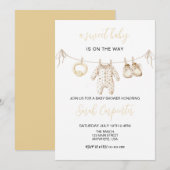 Babykleding Genderneutraal Baby shower Kaart (Voorkant / Achterkant)