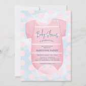 Babykleding Geslacht onthullen Baby shower Kaart (Voorkant)