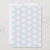 Babykleding Geslacht onthullen Baby shower Kaart (Achterkant)