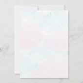 Babykleding Geslacht onthullen uitnodiging (Achterkant)