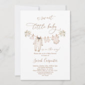 Babykleding Neutraal Baby shower Kaart (Voorkant)