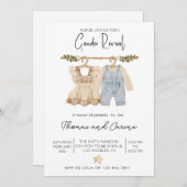 babykleding onthult geslacht kaart (Voorkant / Achterkant)