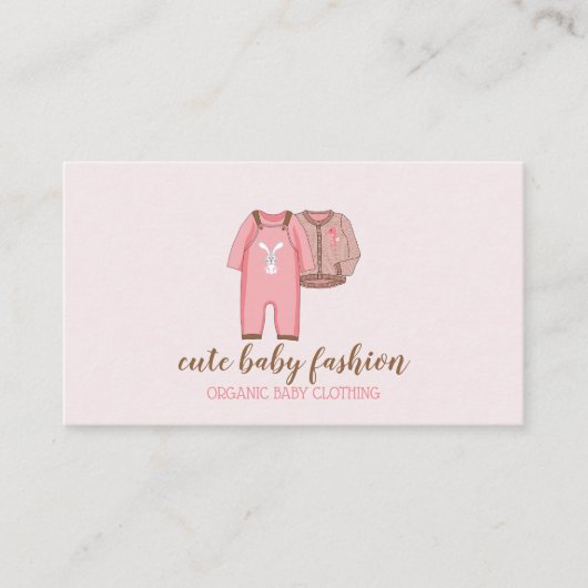 Babykleding Visitekaartje (Voorkant)