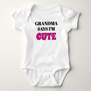 Babykleding voor kleinkind van oma, Schattig Romper