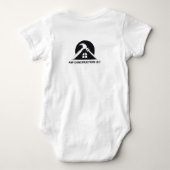 Babykleding Zakelijke Ondersteuning Romper (Achterkant)