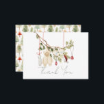 Babykleertjes Wassen Baby Shower Bedankt Notitiekaartje<br><div class="desc">Deze boho geslacht-neutrale "Prettige kleine babyborrel" Kerstvakantie baby shower bedankkaart bevat babykleertjes/wasgoed zoals een rompertje,  een sok,  een kerstmuts en een paar handschoenen. Personaliseer het naar uw wensen. U kunt overeenkomende producten vinden in mijn winkel.</div>