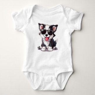 Babykleren one pieces cute hond romper