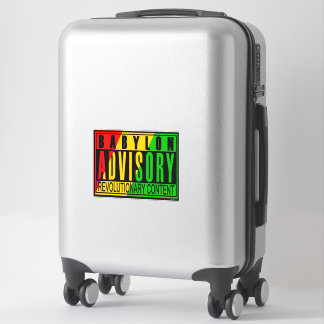 Babylon Advisory Revolutionair RASTA REGGAE Sticker