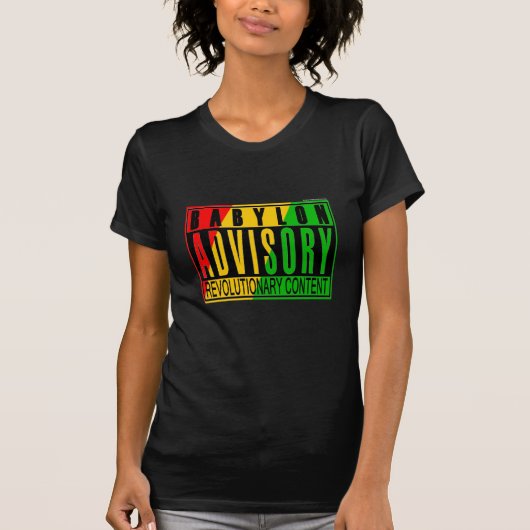 Babylon Advisory Revolutionary Content T-shirt (Voorkant)