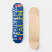 BABYLON IS gevallen skateboard (Voorkant)