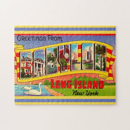 Babylon Long Island 11x14 Legpuzzel (Horizontaal)