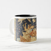 Babylon uitgenodigd door Demons Tweekleurige Koffiemok (Voorkant links)