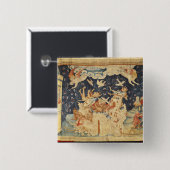 Babylon uitgenodigd door Demons Vierkante Button 5,1 Cm (Voorkant /achterkant)