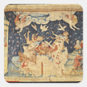 Babylon uitgenodigd door Demons Vierkante Sticker