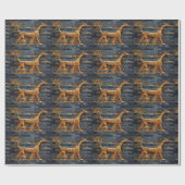 BABYLONIAN SNAKE DRAGONS Antique Assyrian Art  Cadeaupapier (Vlak)