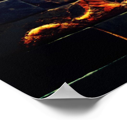 BABYLONIAN SNAKE DRAGONS Antique Assyrian Art  Poster (Hoek)