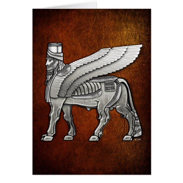 Babylonian Winged Bull Lamassu (Voorkant)