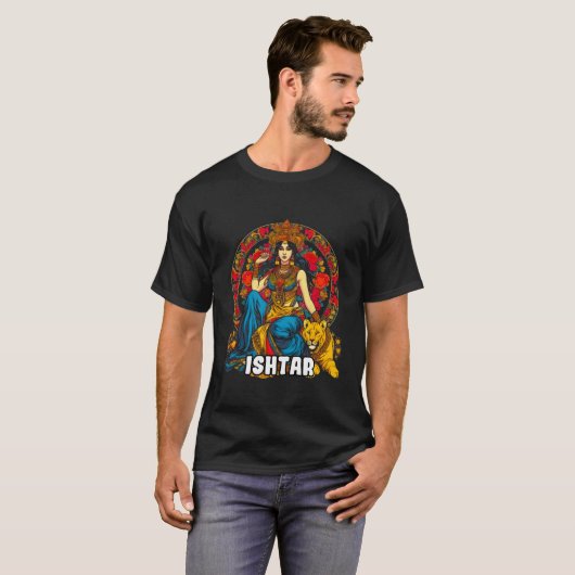 Babylonische mythologie Ishtar T-shirt (Voorkant volledig)