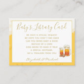 Babylotheek Boekaanvraagkaart Brouwende Bier Thema Informatiekaartje (Voorkant)