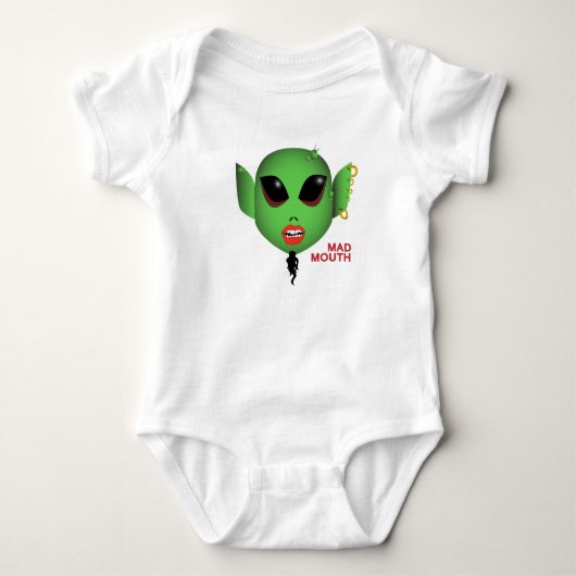 BABYMADMOUTHALIEN ROMPER (Voorkant)