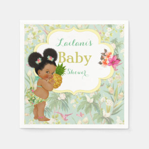 Babymeisje Bikini Tropische Luau Hawaiaanse Vlecht Servet