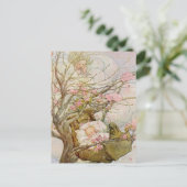  babymeisje briefkaart (Staand voorkant)