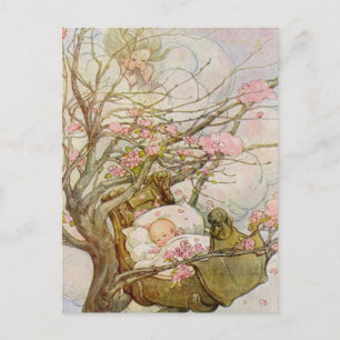 babymeisje briefkaart