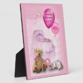  babymeisje fotoplaat (Zijkant)