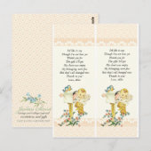  babymeisje in postbus Baby shower Briefkaart (Voorkant / Achterkant)