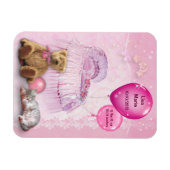  babymeisje magneet (Horizontaal)