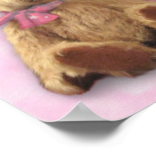 babymeisje poster (Hoek)