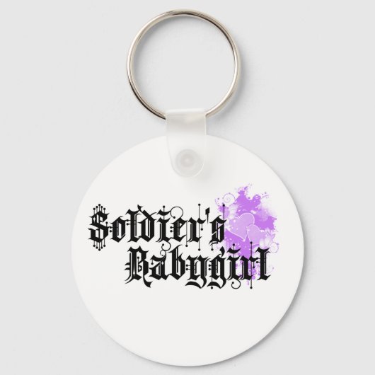 babymeisje sleutelhanger (Voorkant)