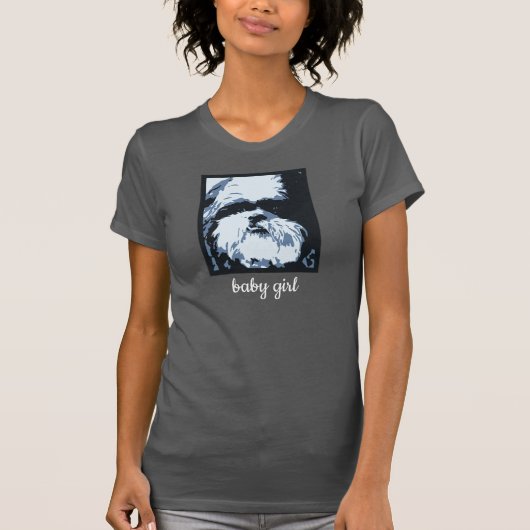 babymeisje t-shirt (Voorkant)